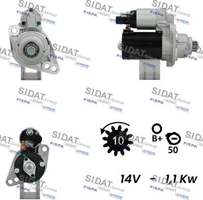 Fispa S12BH0072A2 - Motorino d'avviamento autozon.pro