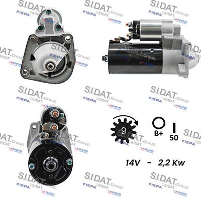 Fispa S12BH0198A2 - Motorino d'avviamento autozon.pro