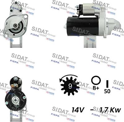 Fispa S12BH0104 - Motorino d'avviamento autozon.pro