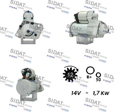 Fispa S12BH0120 - Motorino d'avviamento autozon.pro