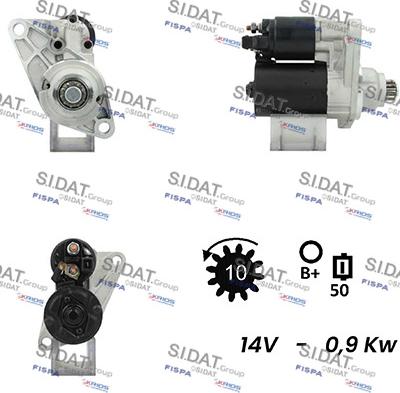 Fispa S12BH0176A2 - Motorino d'avviamento autozon.pro