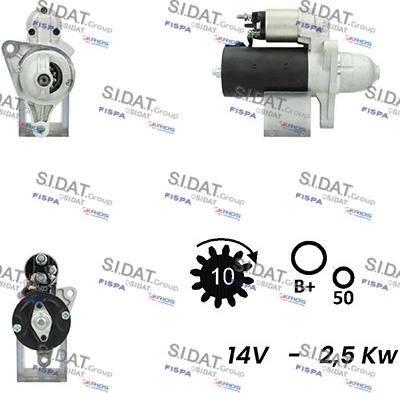 Fispa S12BH0396A2 - Motorino d'avviamento autozon.pro