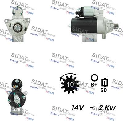 Fispa S12BH0348A2 - Motorino d'avviamento autozon.pro