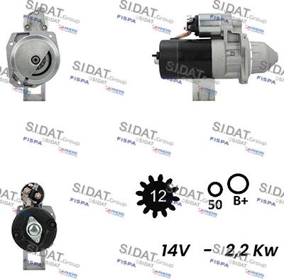 Fispa S12BH0343A2 - Motorino d'avviamento autozon.pro