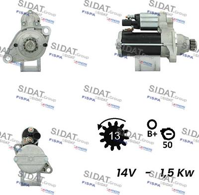 Fispa S12BH0351A2 - Motorino d'avviamento autozon.pro