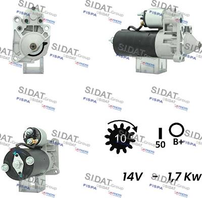 Fispa S12BH0364A2 - Motorino d'avviamento autozon.pro