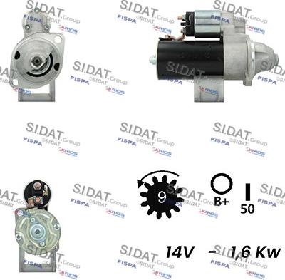 Fispa S12BH0384A2 - Motorino d'avviamento autozon.pro