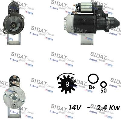 Fispa S12BH0383A2 - Motorino d'avviamento autozon.pro