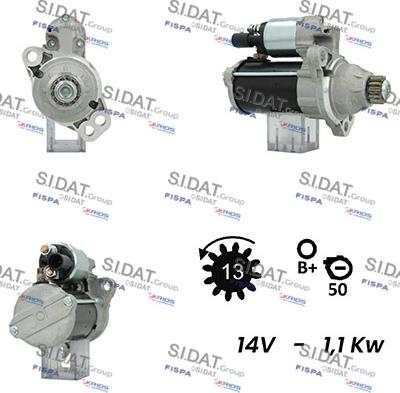 Fispa S12BH0254A2 - Motorino d'avviamento autozon.pro