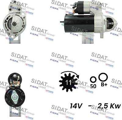 Fispa S12BH0268 - Motorino d'avviamento autozon.pro