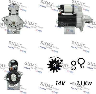 Fispa S12BH0206A2 - Motorino d'avviamento autozon.pro