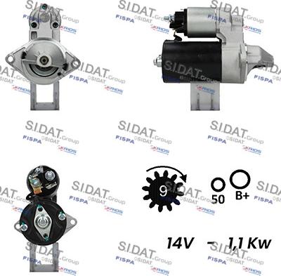 Fispa S12BH0203A2 - Motorino d'avviamento autozon.pro