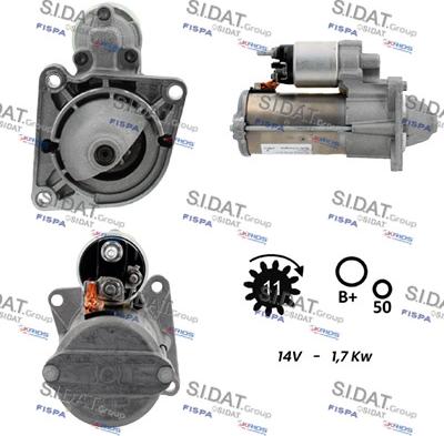 Fispa S12BH0796 - Motorino d'avviamento autozon.pro