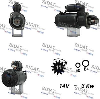 Fispa S12BH0731A2 - Motorino d'avviamento autozon.pro