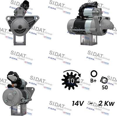 Fispa S12DE0590A2 - Motorino d'avviamento autozon.pro