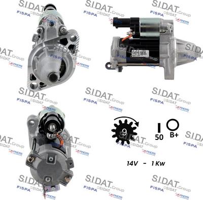 Fispa S12DE0515 - Motorino d'avviamento autozon.pro