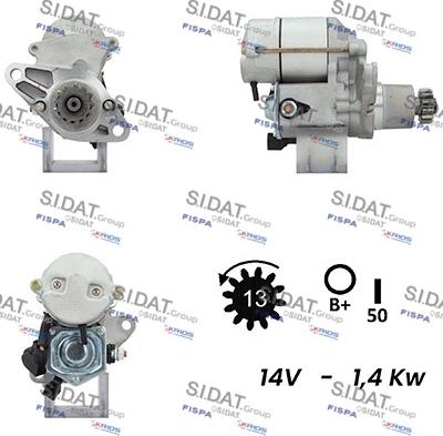 Fispa S12DE0586A2 - Motorino d'avviamento autozon.pro