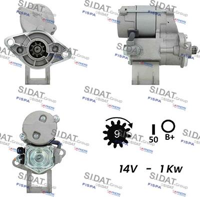 Fispa S12DE0583A2 - Motorino d'avviamento autozon.pro