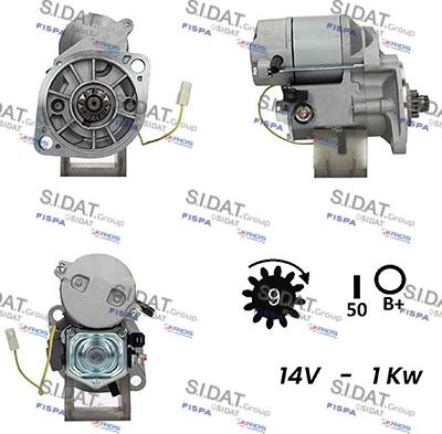 Fispa S12DE0536A2 - Motorino d'avviamento autozon.pro