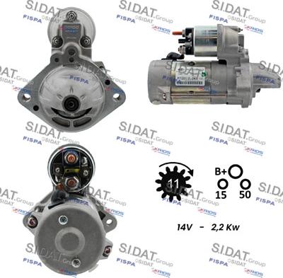 Fispa S12DE0057 - Motorino d'avviamento autozon.pro