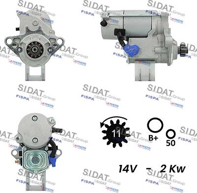 Fispa S12DE0180A2 - Motorino d'avviamento autozon.pro