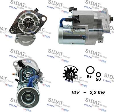 Fispa S12DE0135 - Motorino d'avviamento autozon.pro