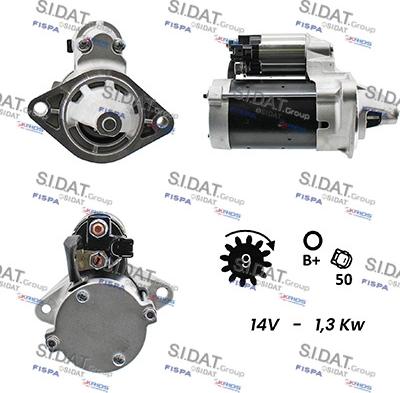 Fispa S12DE0136A2 - Motorino d'avviamento autozon.pro