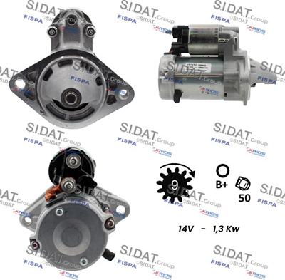 Fispa S12DE0136 - Motorino d'avviamento autozon.pro