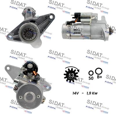 Fispa S12DE0864 - Motorino d'avviamento autozon.pro