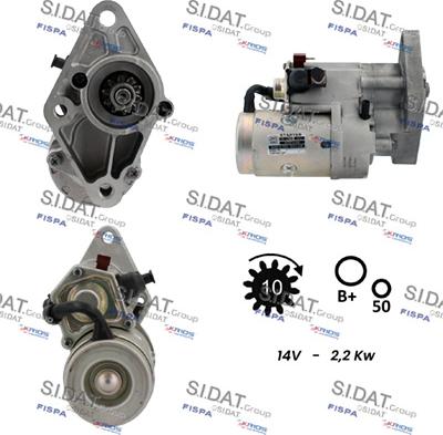 Fispa S12DE0347 - Motorino d'avviamento autozon.pro