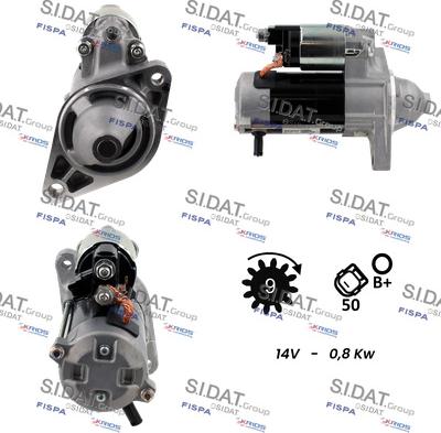 Fispa S12DE0226 - Motorino d'avviamento autozon.pro