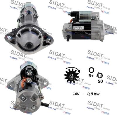 Fispa S12DE0227 - Motorino d'avviamento autozon.pro