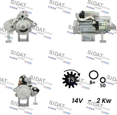 Fispa S12DE0700A2 - Motorino d'avviamento autozon.pro