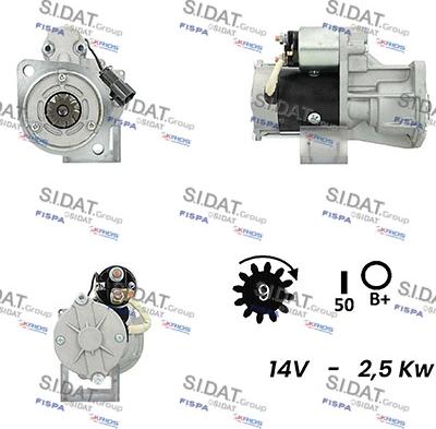 Fispa S12HT0419A2 - Motorino d'avviamento autozon.pro