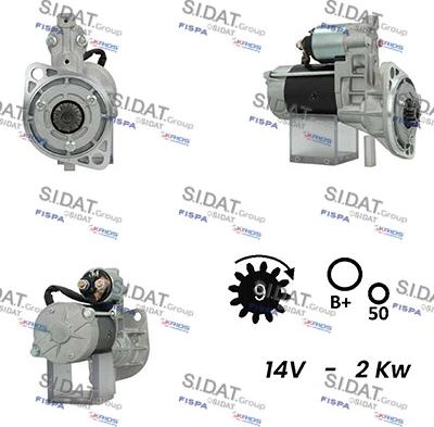 Fispa S12HT0510A2 - Motorino d'avviamento autozon.pro