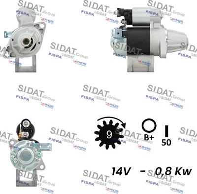 Fispa S12HT0518A2 - Motorino d'avviamento autozon.pro