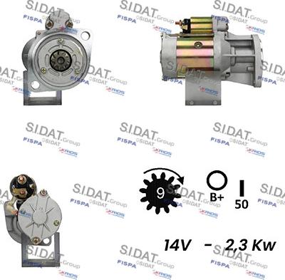 Fispa S12HT0539A2 - Motorino d'avviamento autozon.pro