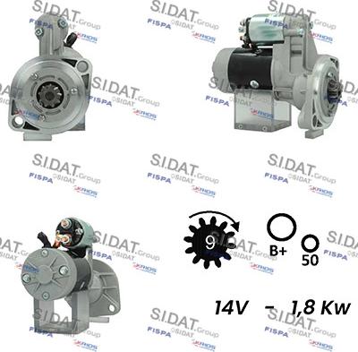 Fispa S12HT0537A2 - Motorino d'avviamento autozon.pro