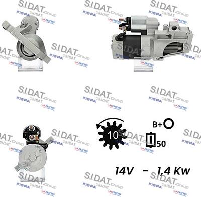 Fispa S12HT0627A2 - Motorino d'avviamento autozon.pro