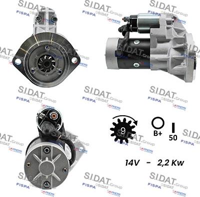 Fispa S12HT0038 - Motorino d'avviamento autozon.pro