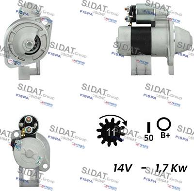 Fispa S12HT0105A2 - Motorino d'avviamento autozon.pro