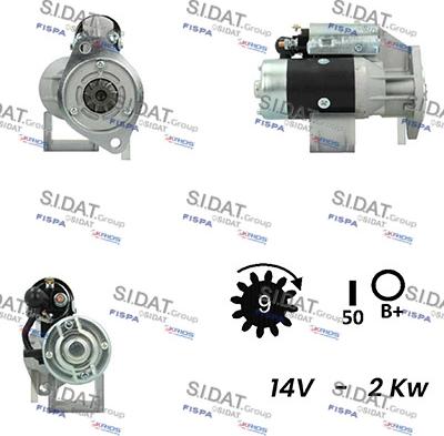 Fispa S12HT0330A2 - Motorino d'avviamento autozon.pro