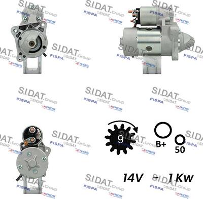 Fispa S12MA0659A2 - Motorino d'avviamento autozon.pro