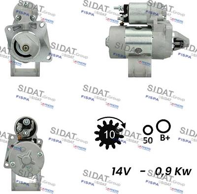 Fispa S12MA0009A2 - Motorino d'avviamento autozon.pro