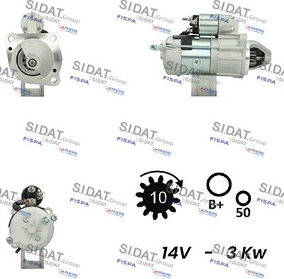 Fispa S12MA0197A2 - Motorino d'avviamento autozon.pro