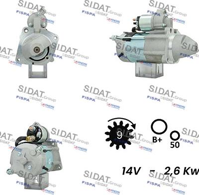 Fispa S12MA0146A2 - Motorino d'avviamento autozon.pro