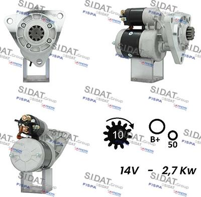 Fispa S12MG0760A2 - Motorino d'avviamento autozon.pro