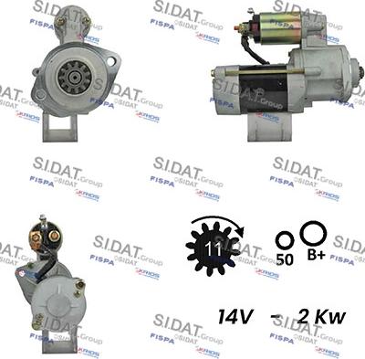 Fispa S12MH0410A2 - Motorino d'avviamento autozon.pro