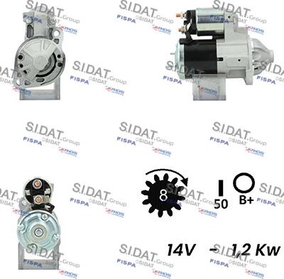 Fispa S12MH0411A2 - Motorino d'avviamento autozon.pro