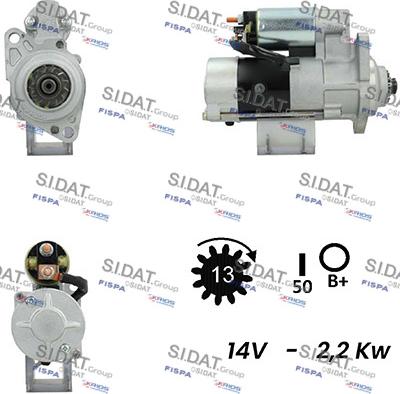 Fispa S12MH0413 - Motorino d'avviamento autozon.pro